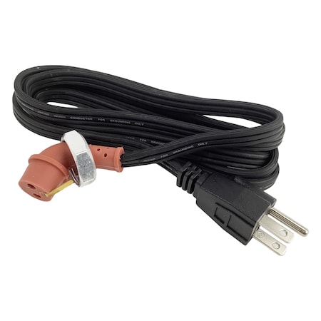 Five Star Mfg Engine Heater Replacement Cord; 120 Volts; 16 Gauge; 3 Wire; 6 Ft.; For Use W/Frost Plug Heater; 28216
